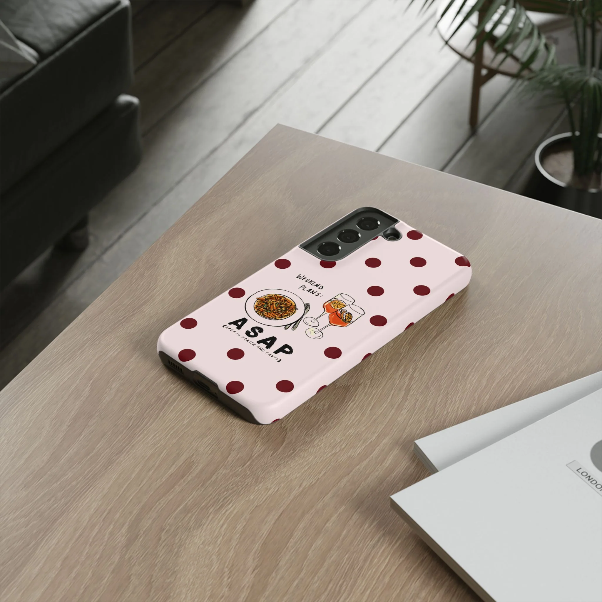 "Weekend Plans: ASAP" iPhone Case - Image 104