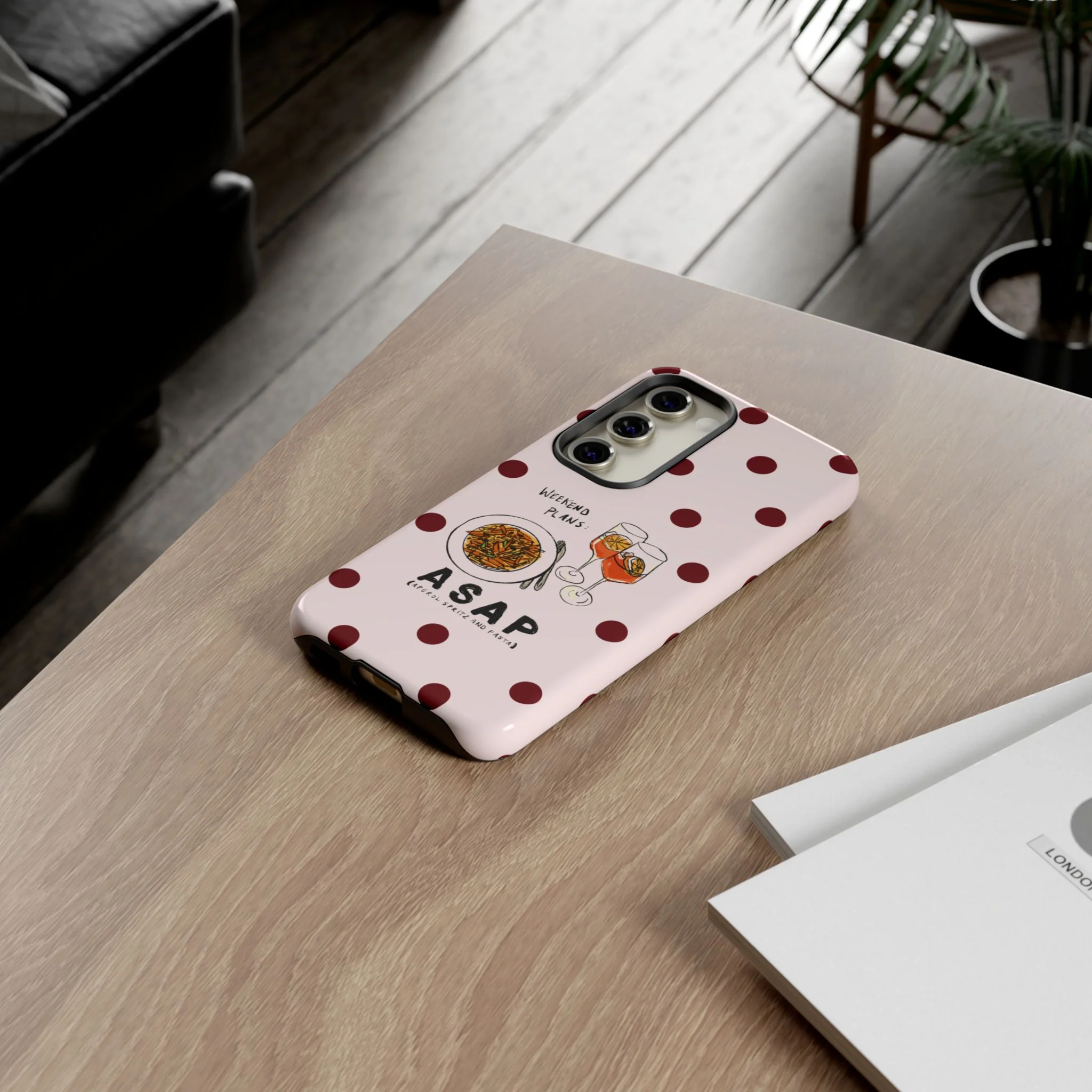 "Weekend Plans: ASAP" iPhone Case - Image 135