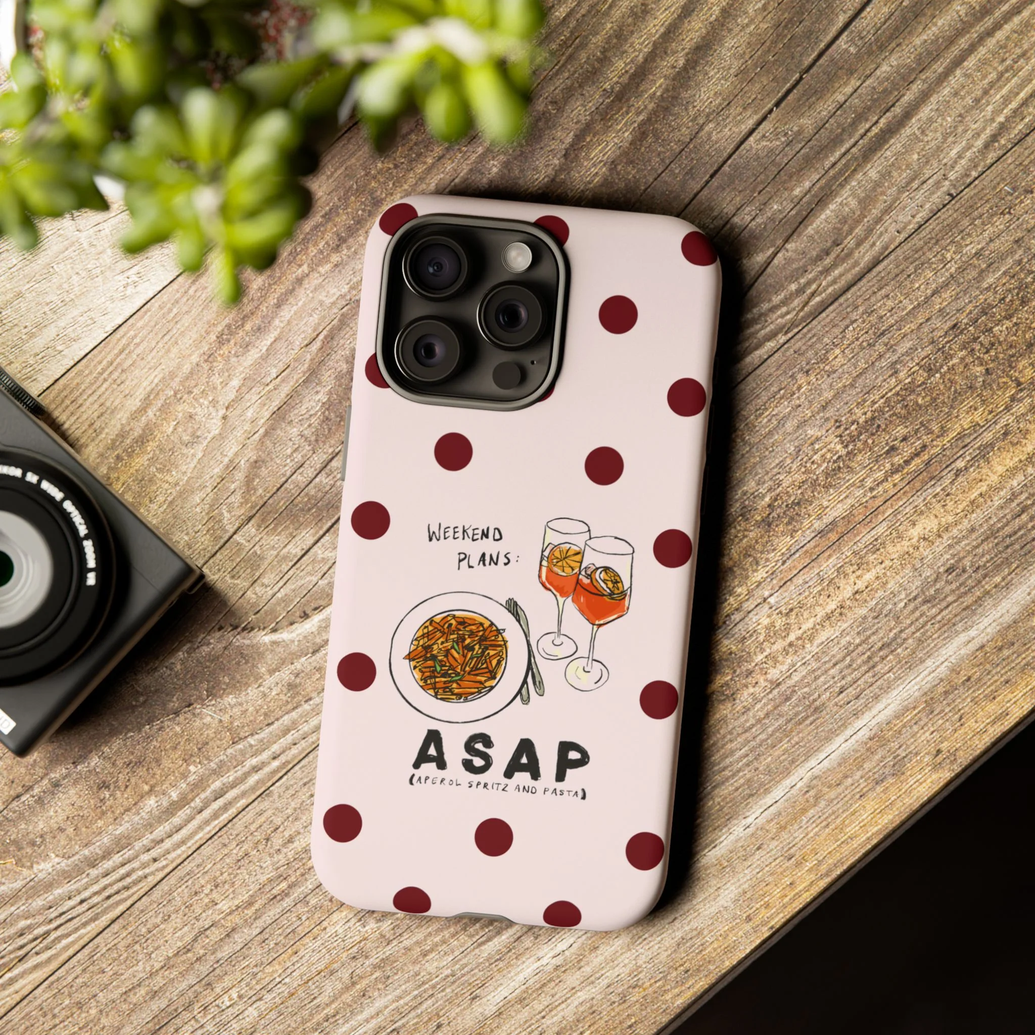 "Weekend Plans: ASAP" iPhone Case - Image 166