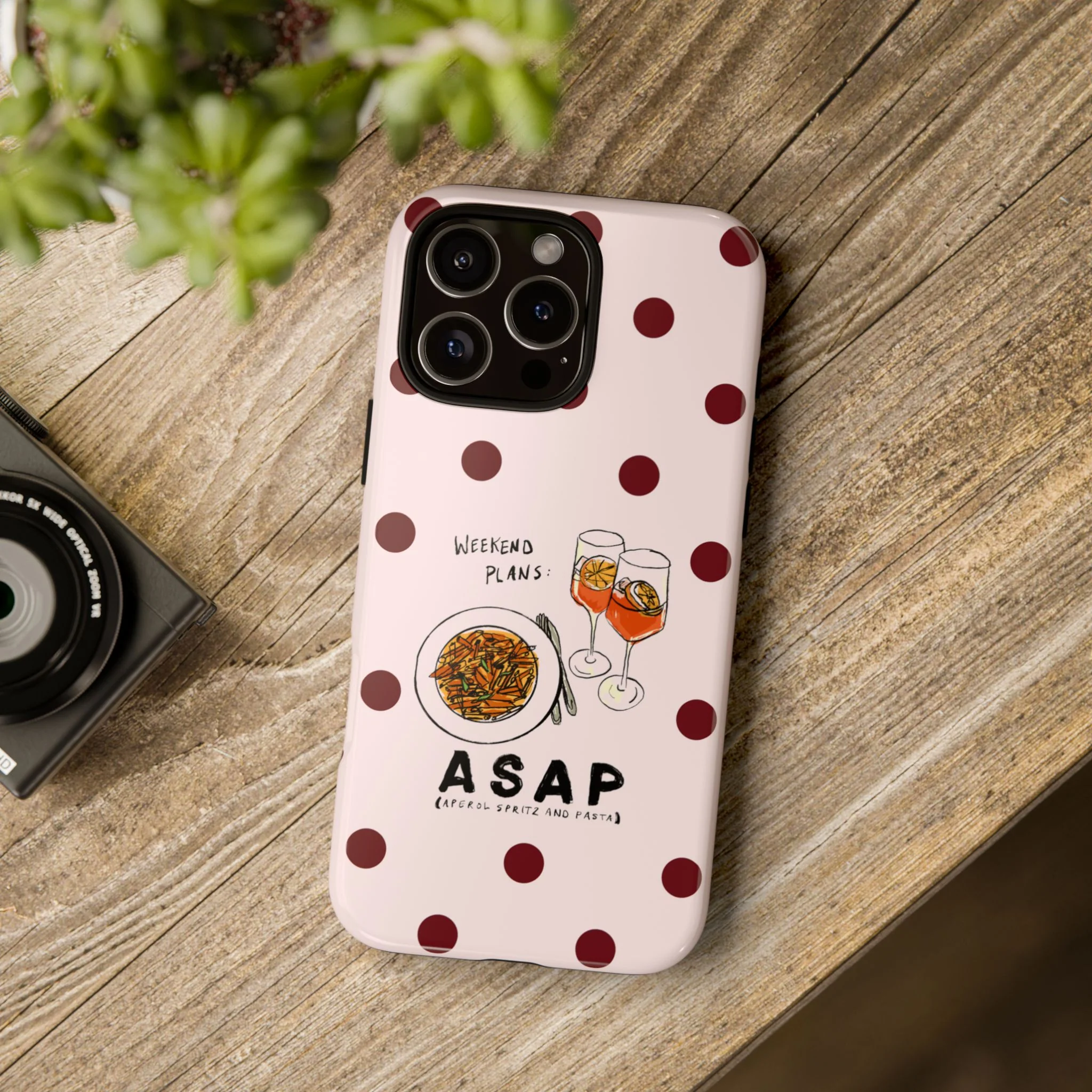 "Weekend Plans: ASAP" iPhone Case - Image 217