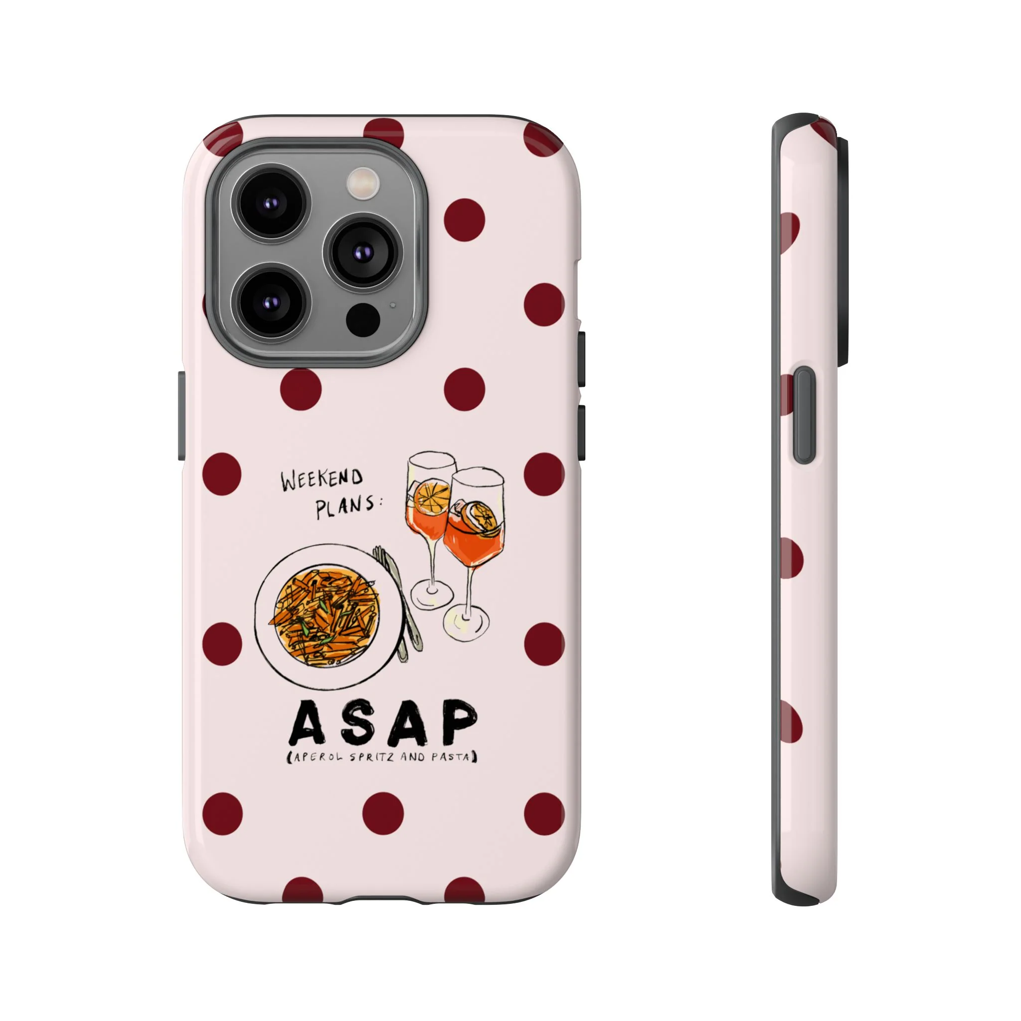 "Weekend Plans: ASAP" iPhone Case - Image 35