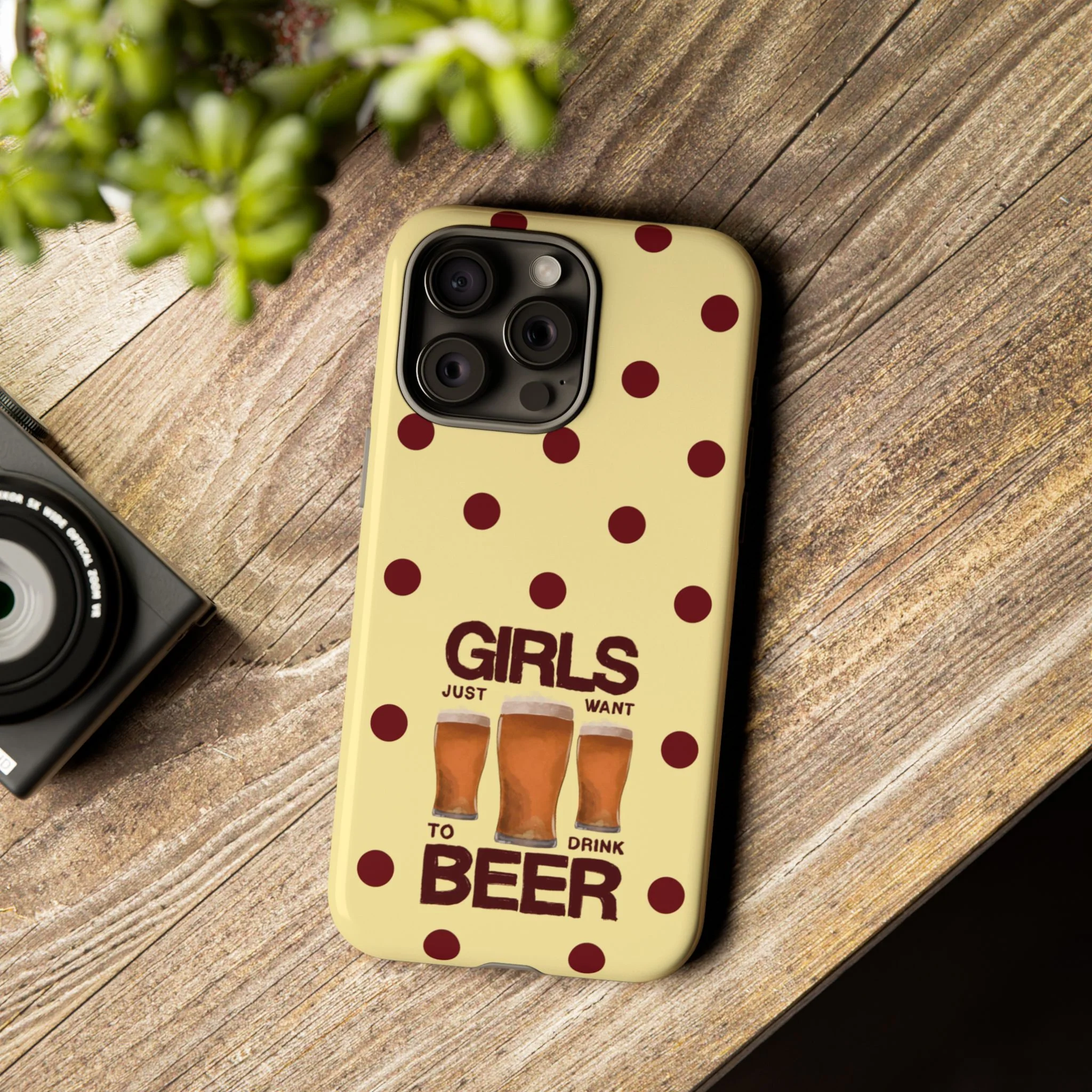Girls Just Want to Drink Beer iPhone Case - Image 164