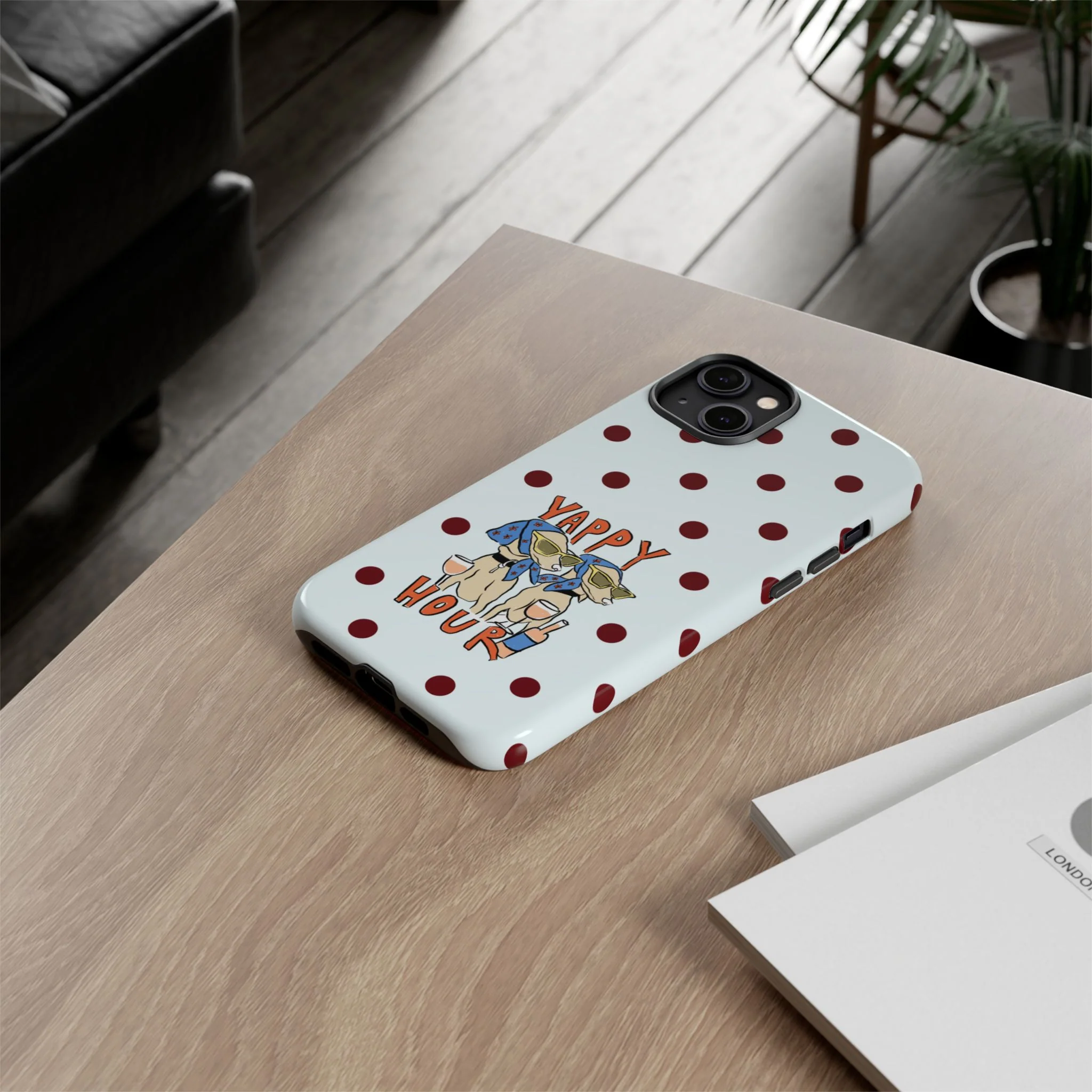 Yappy Hour Dogs iPhone Case - Image 123