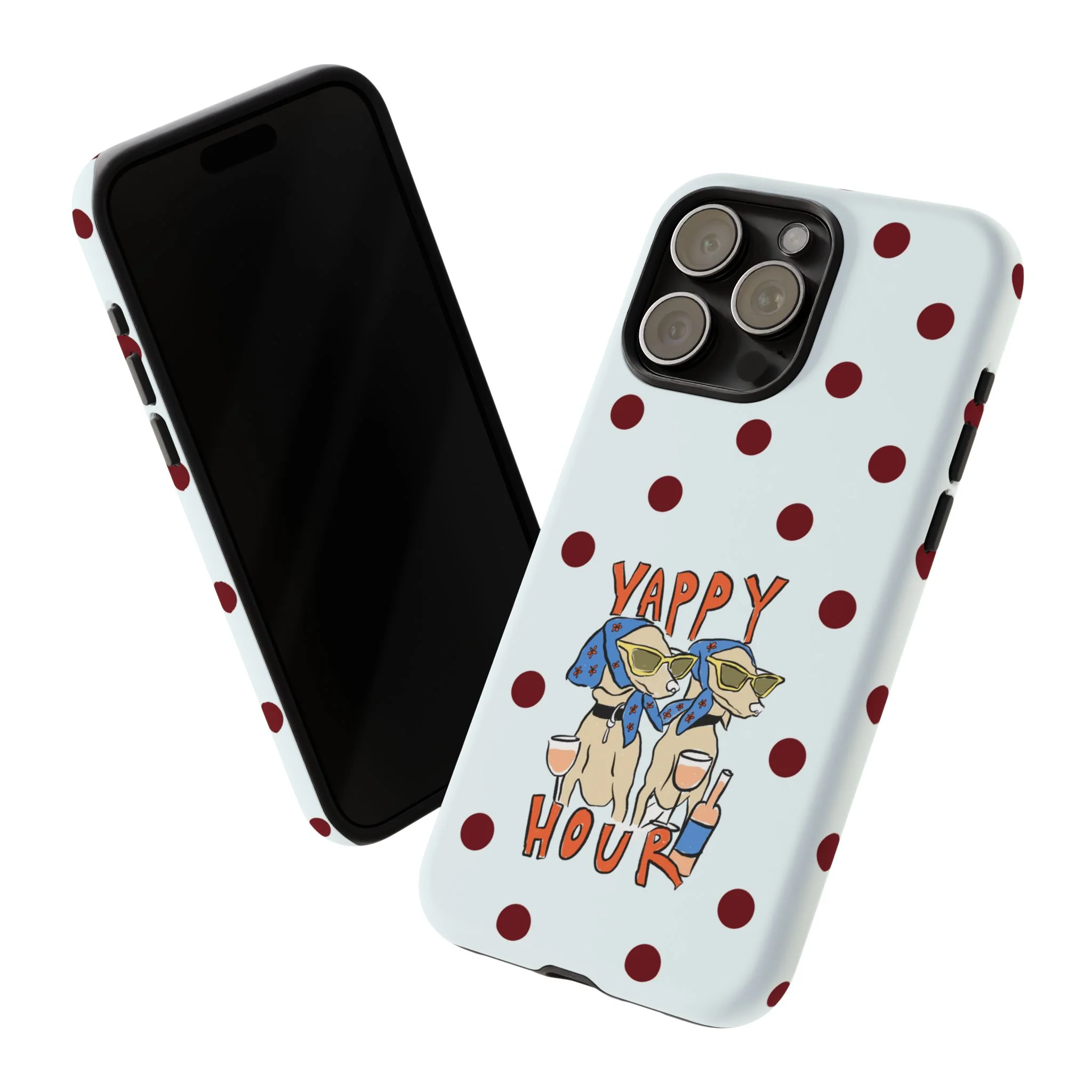 Yappy Hour Dogs iPhone Case - Image 165