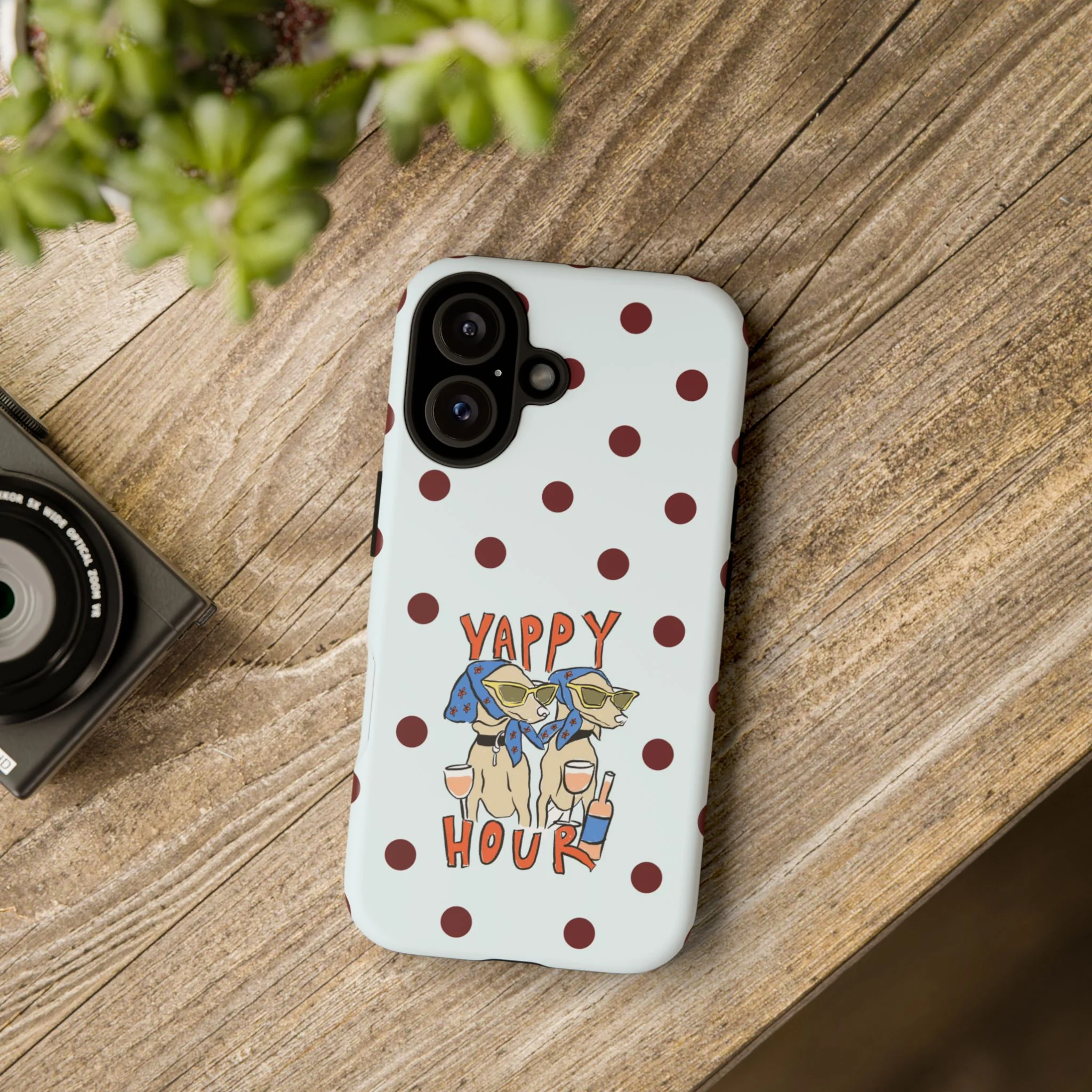 Yappy Hour Dogs iPhone Case - Image 202