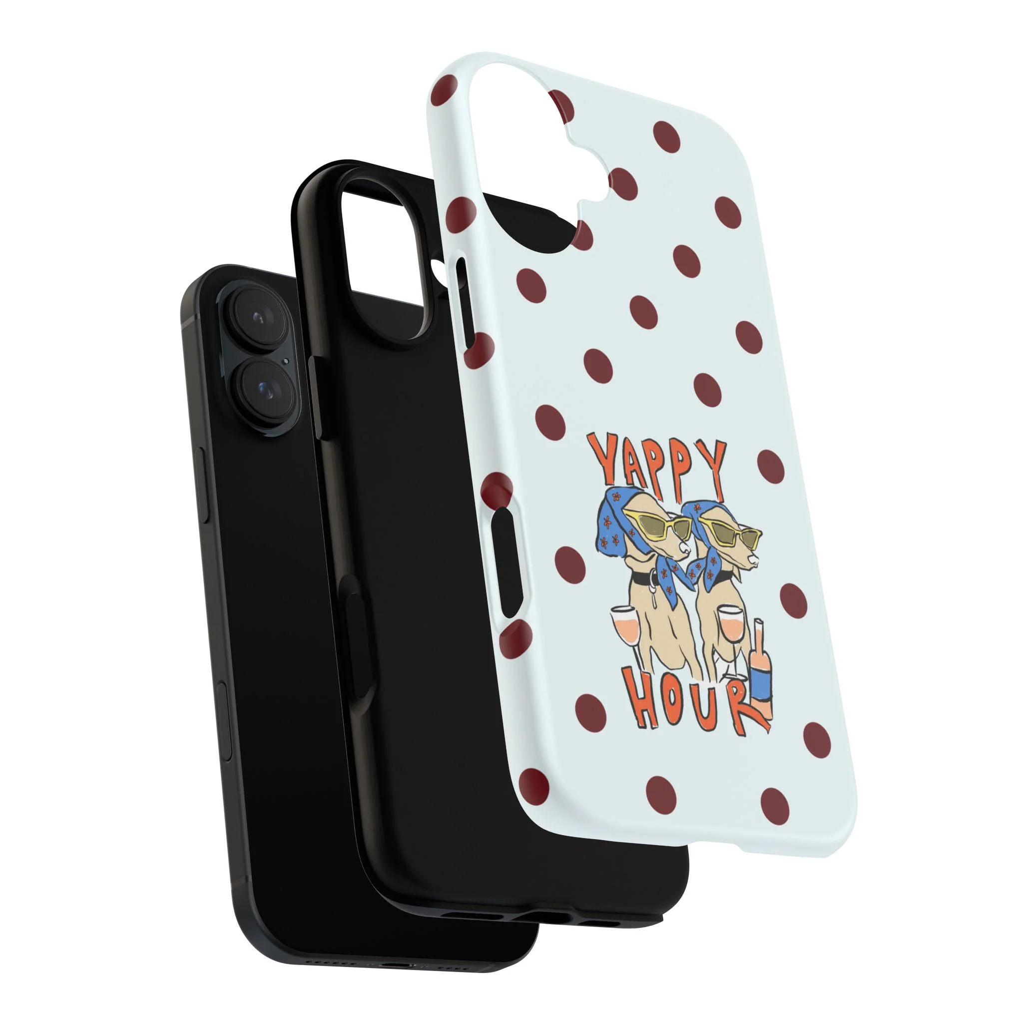 Yappy Hour Dogs iPhone Case - Image 207