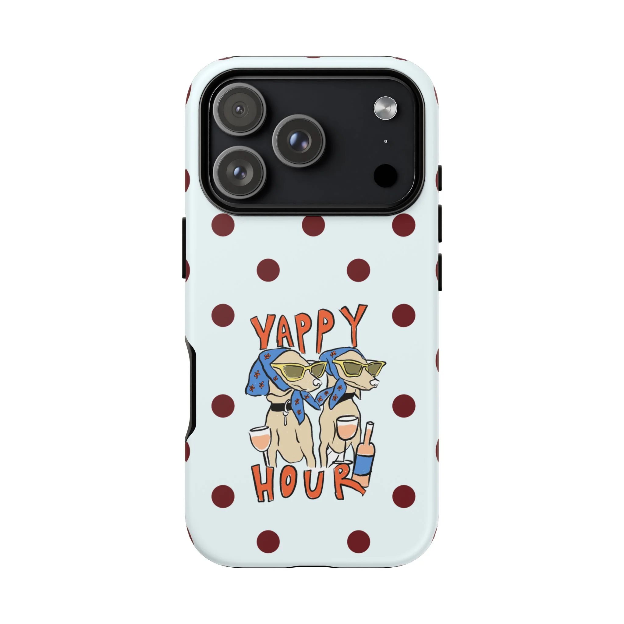 Yappy Hour Dogs iPhone Case - Image 90