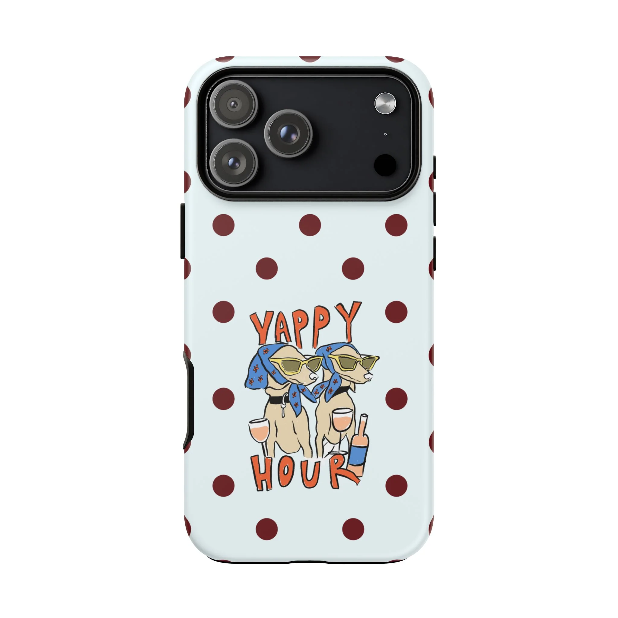 Yappy Hour Dogs iPhone Case - Image 92