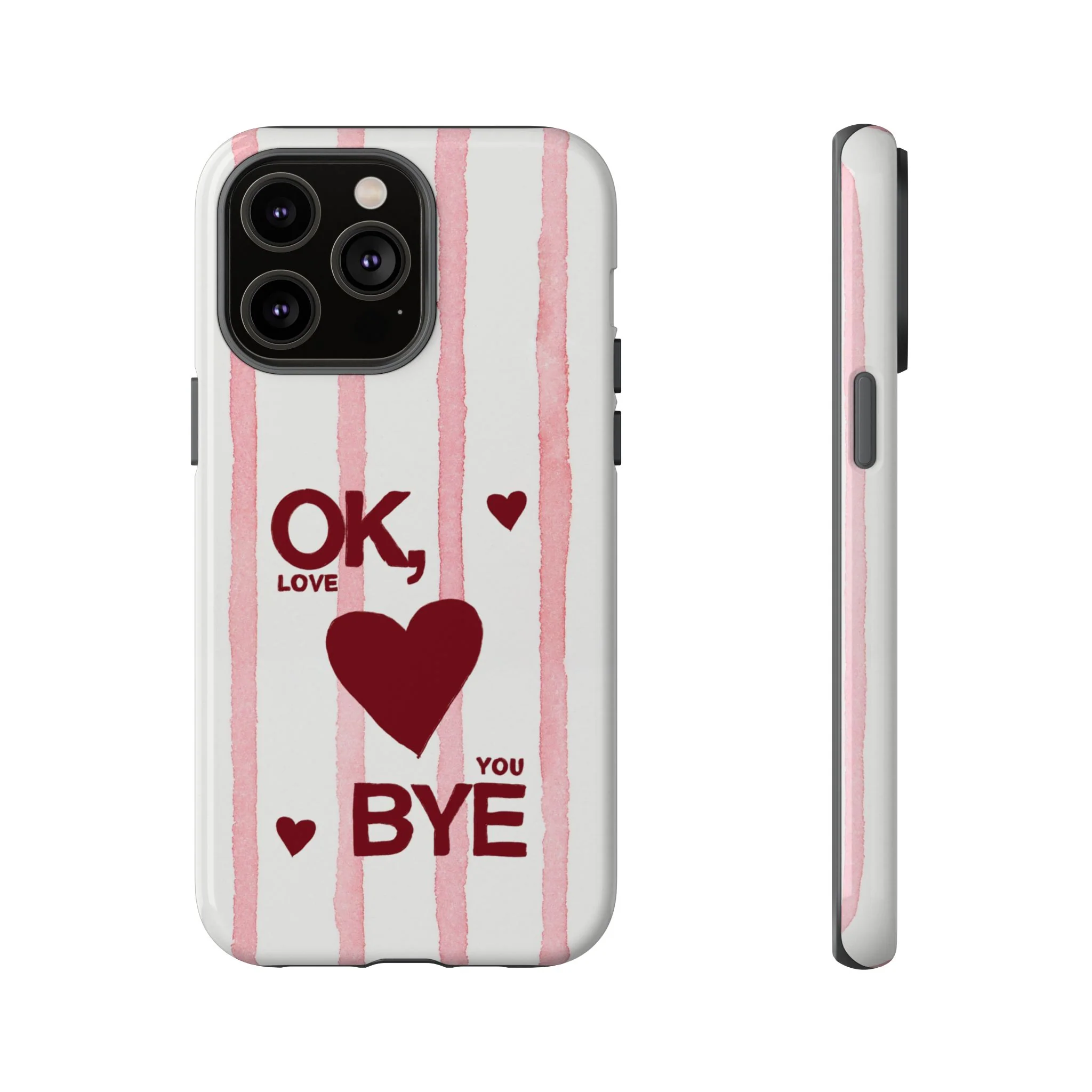 "Ok, Love You, Bye" iPhone Case - Image 39