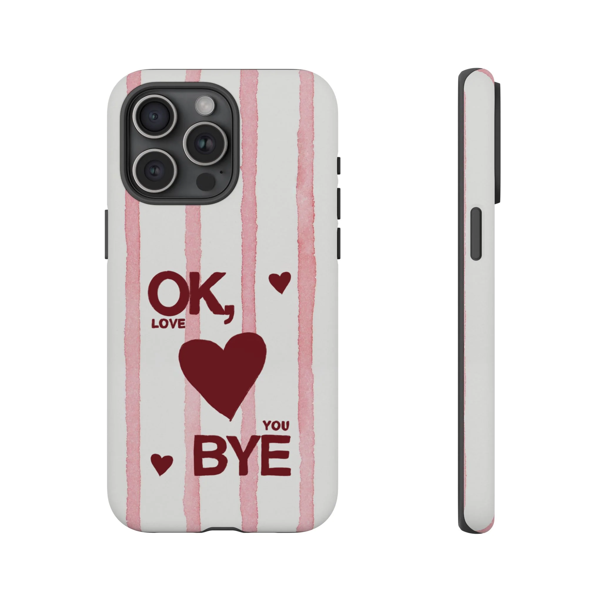 "Ok, Love You, Bye" iPhone Case - Image 54