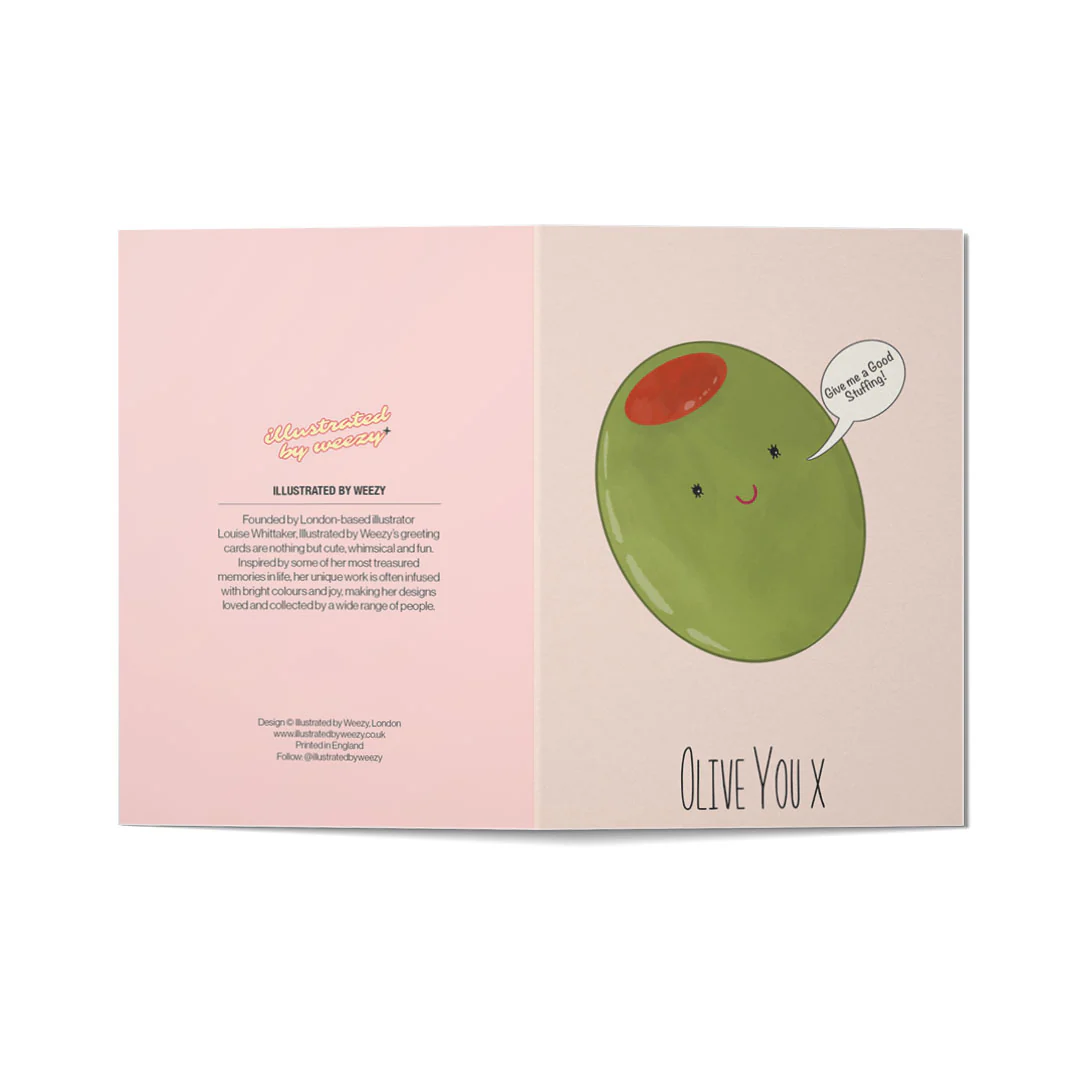 Olive You x Valentines Card - Image 2
