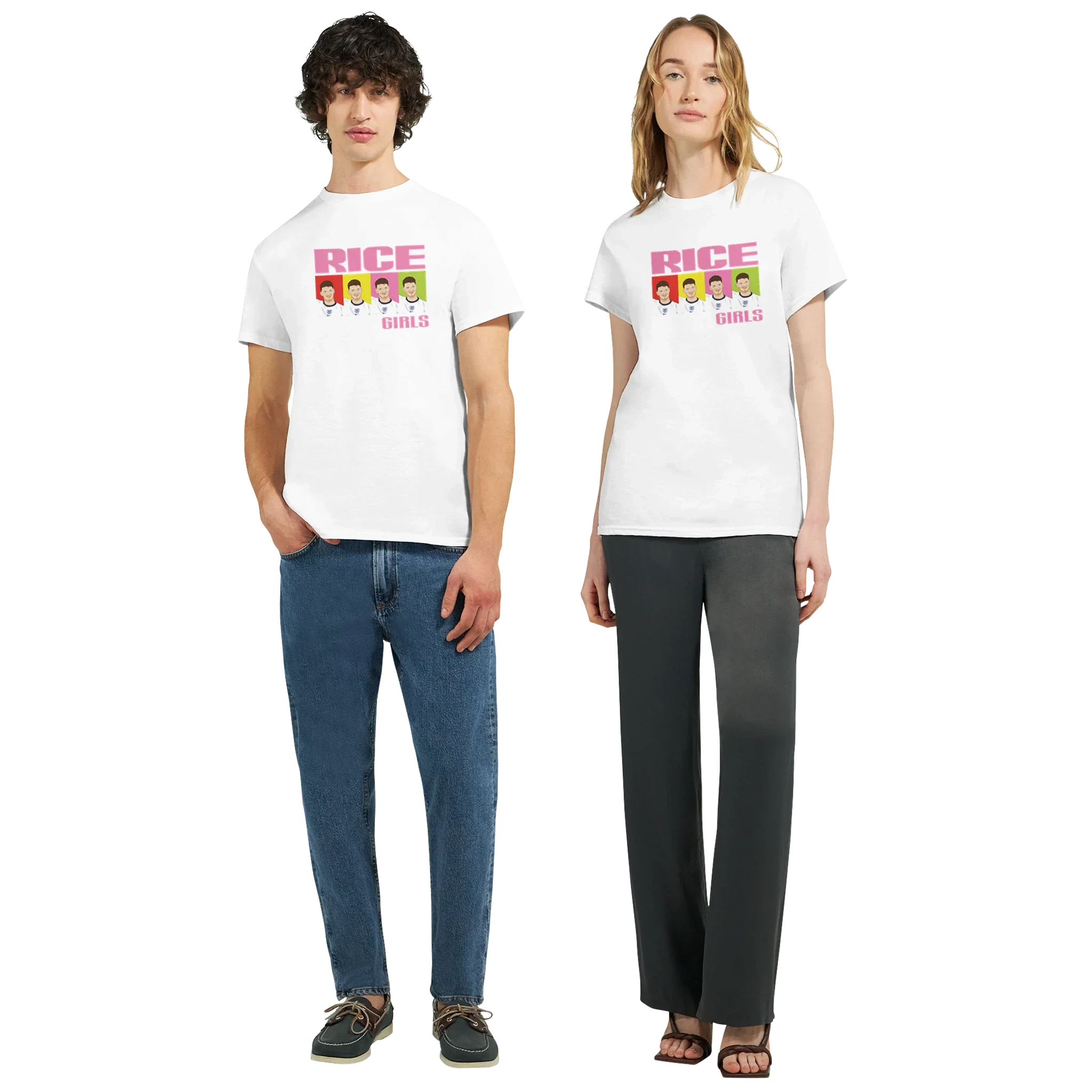 Rice Girls (Declan Rice Inspired) Unisex Crewneck T-shirt - Image 3